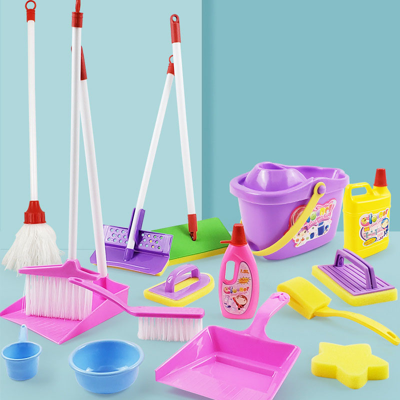 Kids Outdoor Broom - Brinquedo de limpeza de vida simulada