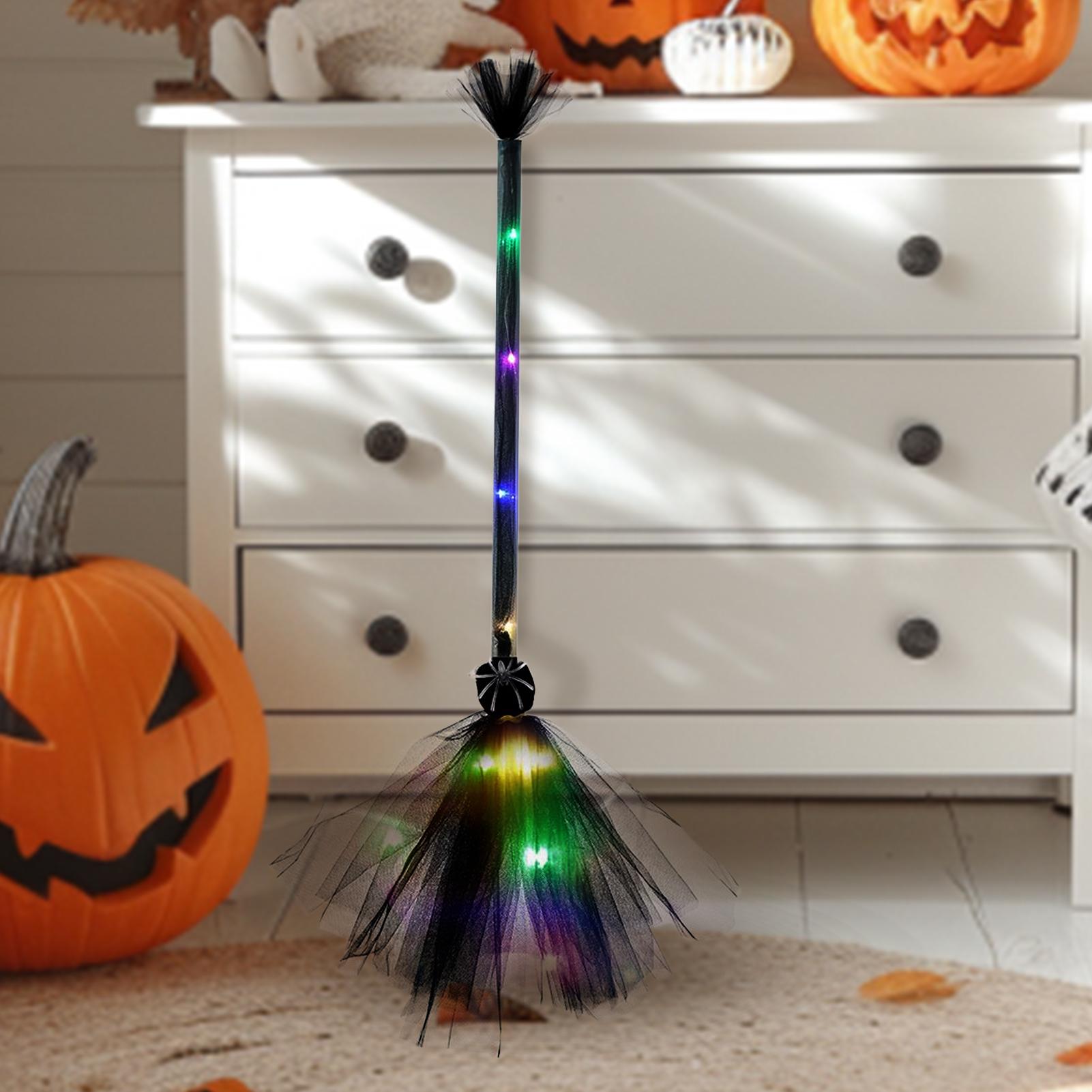 Kids Outdoor Broom - Vassoura de Bruxa de Malha com