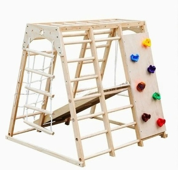 Estrutura de escalada de madei - Kids Outdoor Climbing Frame avaliação e preço