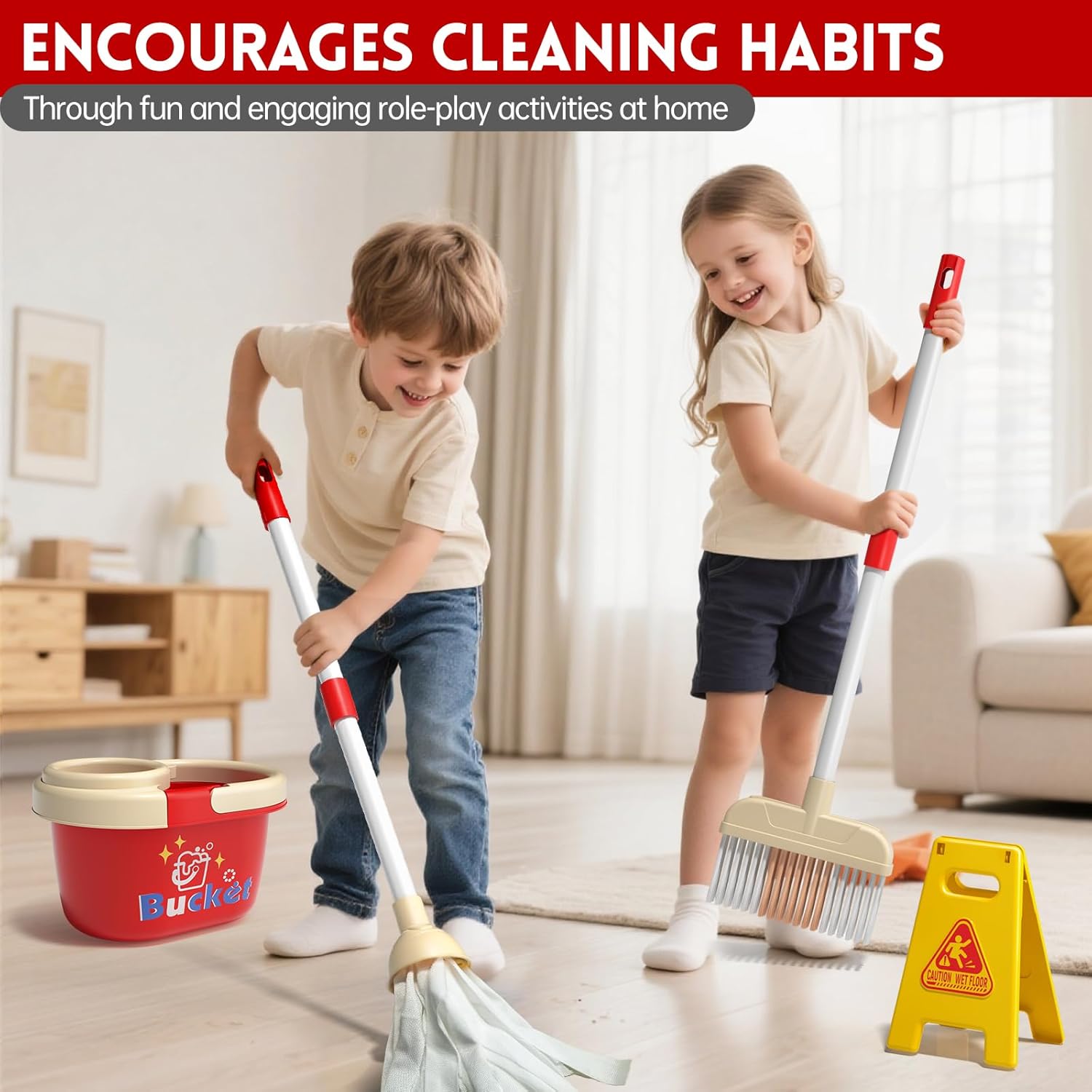 Conjunto de Brinquedos de Limp - Kids Outdoor Broom avaliação e preço
