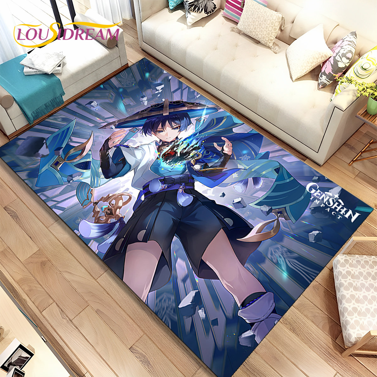 Genshin impacto cartoon jogo á - Kids Outdoor Area avaliação e preço