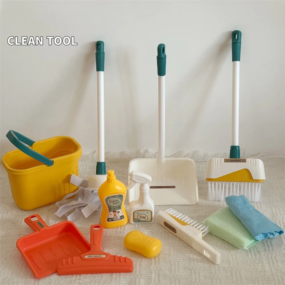 12 pçs/set crianças conjunto d - Kids Outdoor Broom avaliação e preço