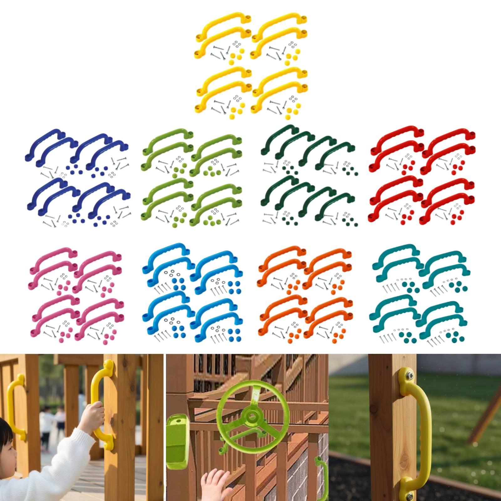 Conjunto de 8 Peças de Alças p - Kids Outdoor Climbing Frame avaliação e preço