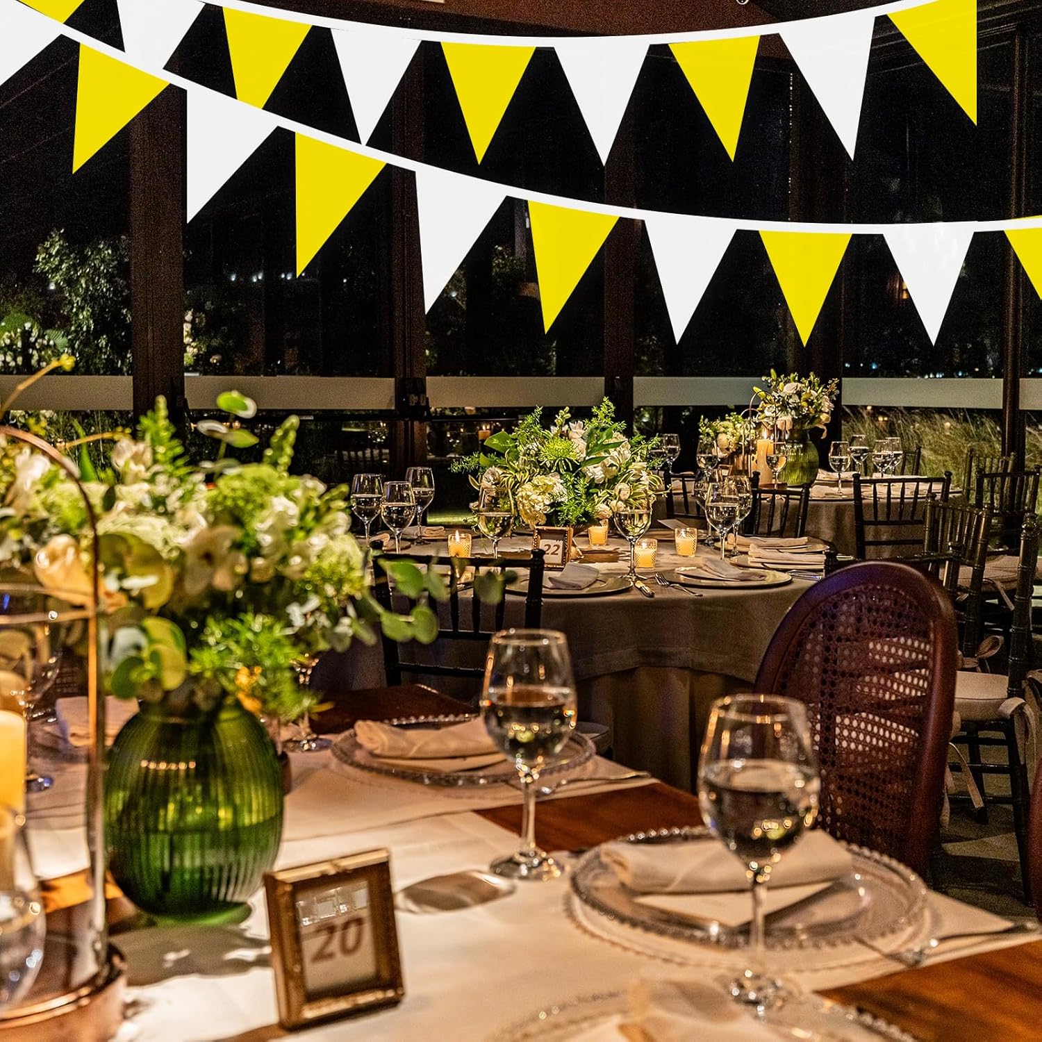 32.8ft amarelo branco flâmula  - Q Kids Outdoor avaliação e preço